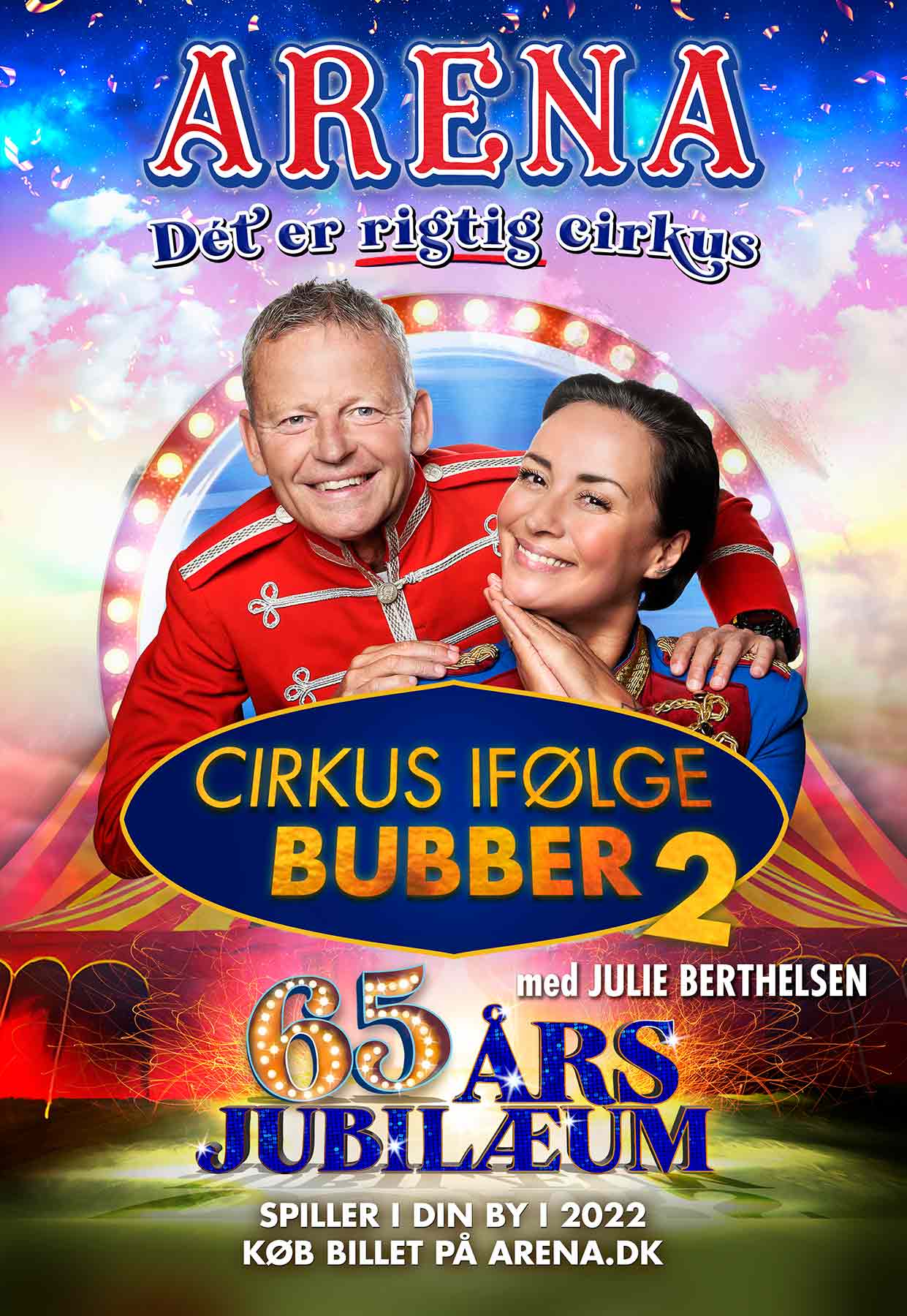Bubber præsenterer Cirkus Arenas 65 års jubilæum i 2020