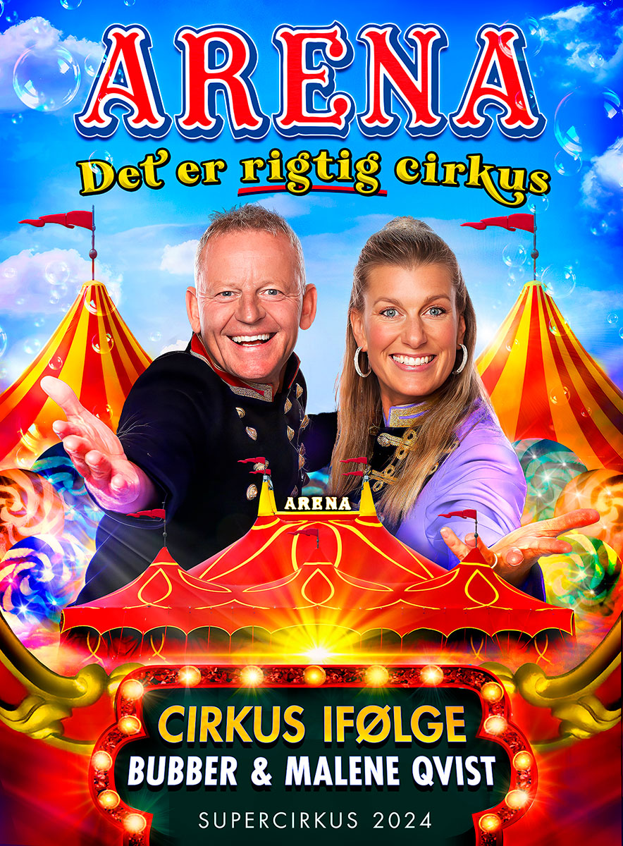 Bubber præsenterer Cirkus Arenas 65 års jubilæum i 2020