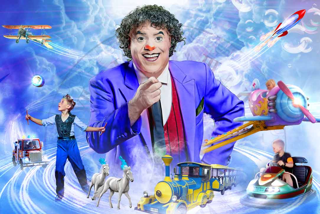 Tryllekunstneren Kim Kenneth tager imod børn og voksne i Cirkusland i Slagelse