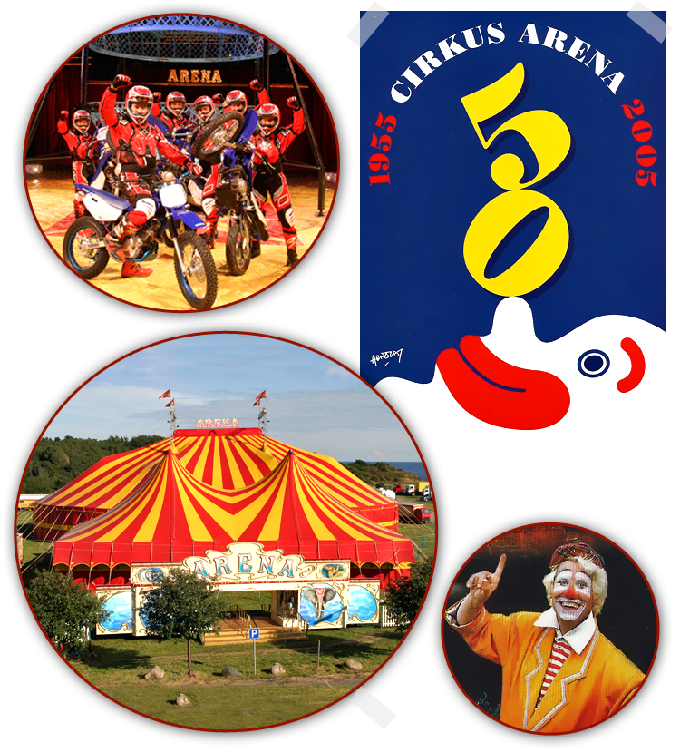 Cirkus Arena ekspanderede i 1980'erne. Peter Belli var konferencier i 1985.