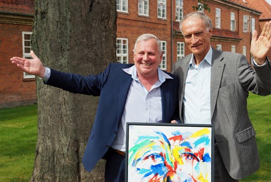 Benny Berdino og kulturministeren